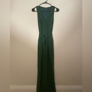 Banana republic jumpsuit emerald green